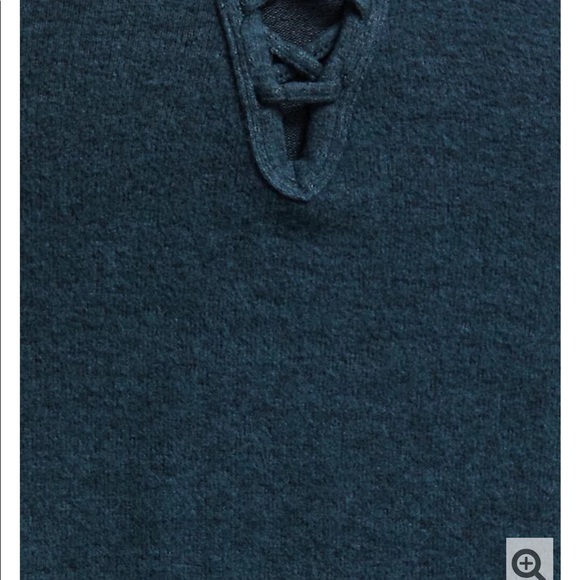 Torrid Teal Crew Neck Sweater - Picture 5 of 6